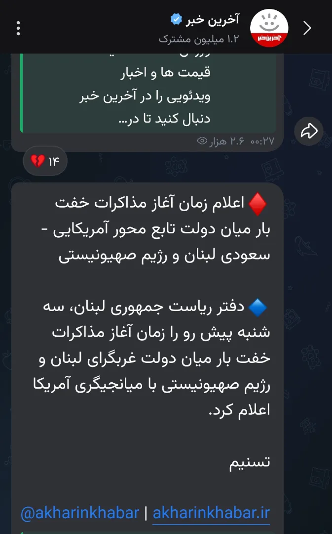 مذاکرات میان اسرائیل و لبنان