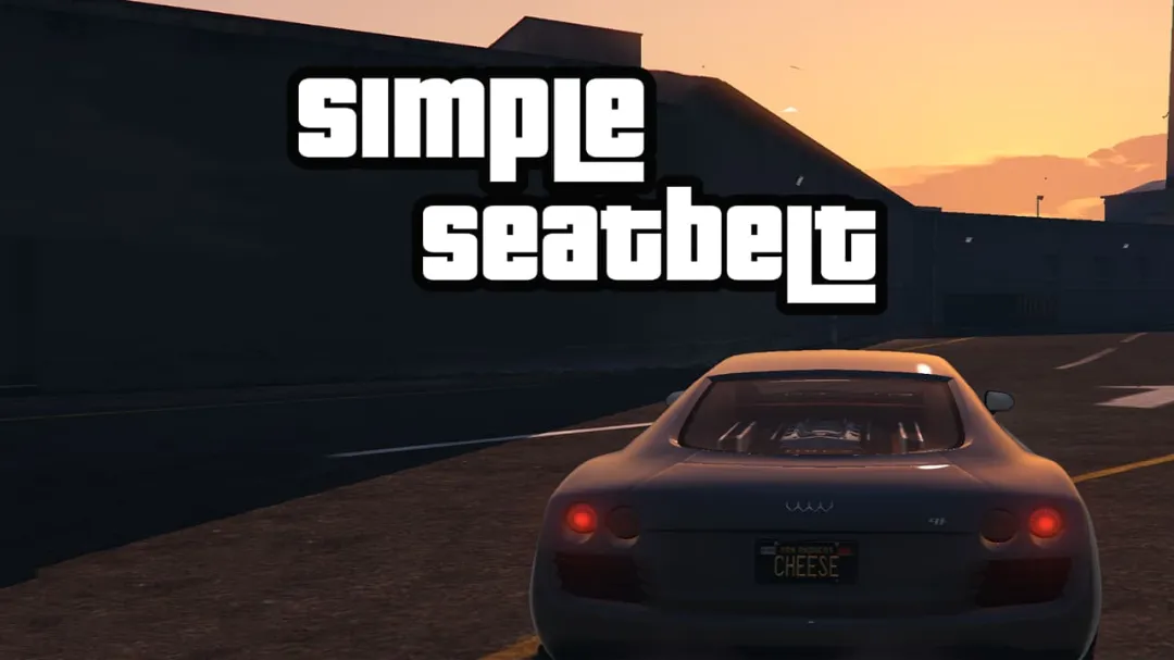 🚗دانلود مد کمربند ایمنی (Simple Seatbelt) برای GTA V