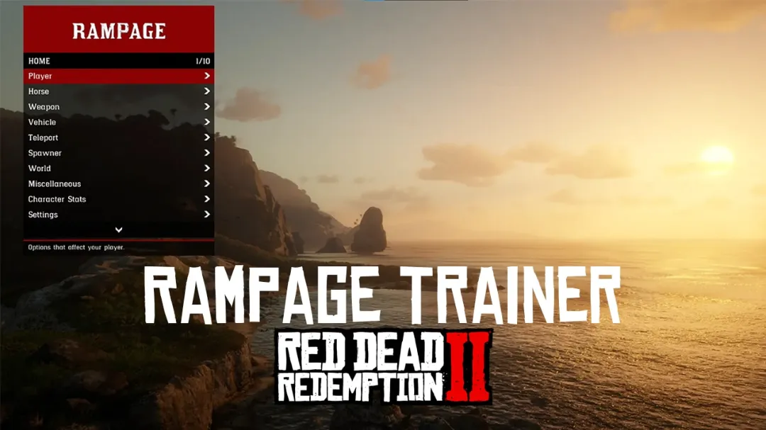 دانلود ترینر Rampage Trainer برای Red Dead Redemption 2