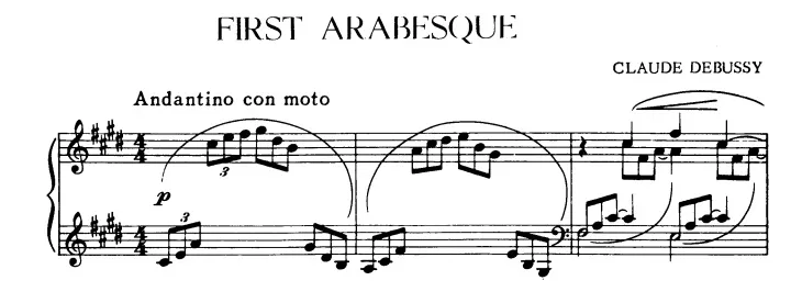 Debussy - Arabesque No.1