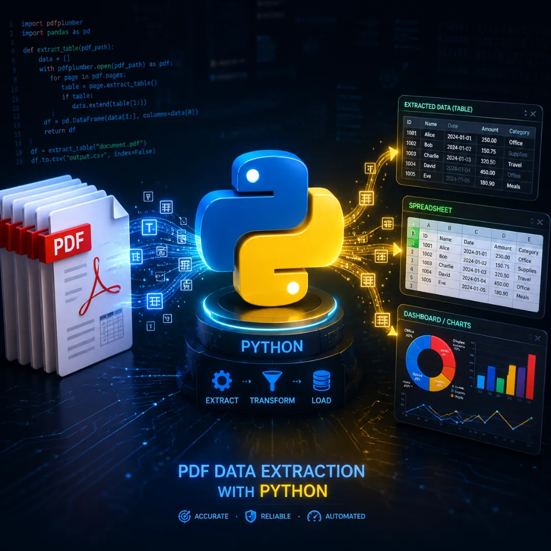 استخراج داده از PDF با Python