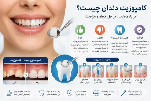 کامپوزیت دندان چیست؟ قبل از اینکه انجامش دهید، این نکات را بدانید