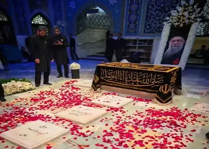 اولین تصاویر از مزار آقای شهید
