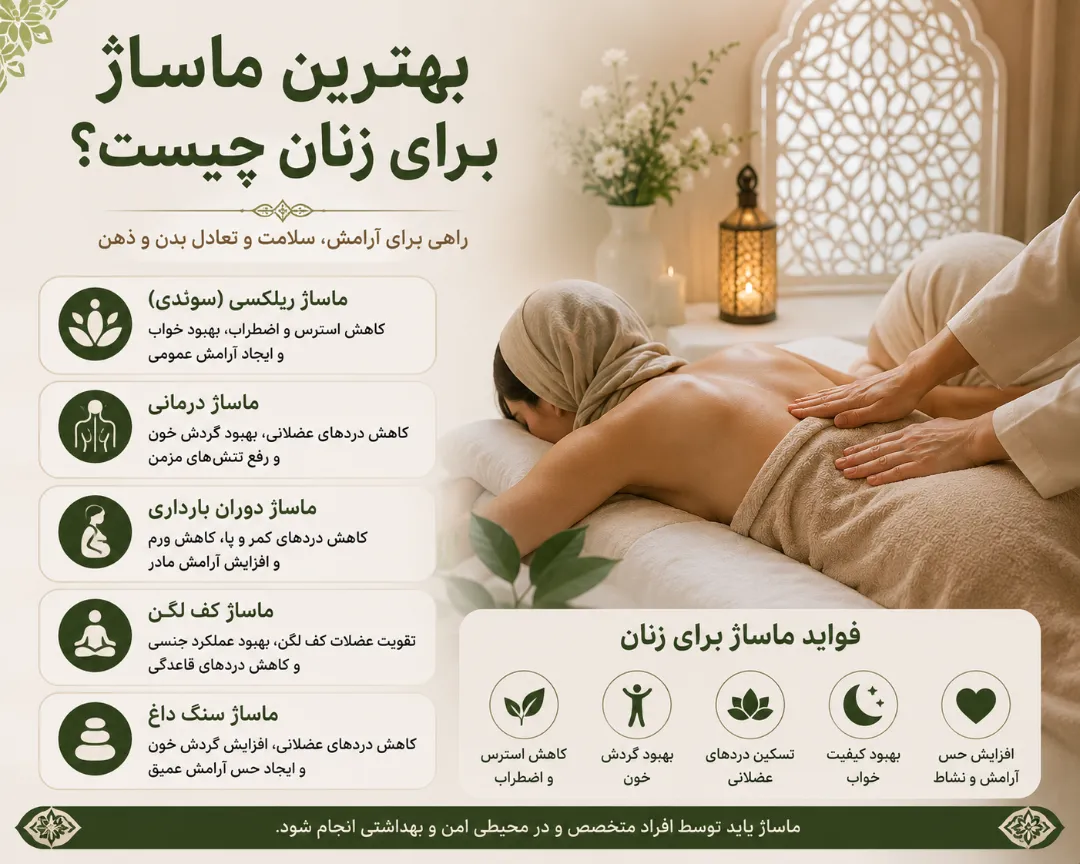 بهترین ماساژ برای زنان چیست؟