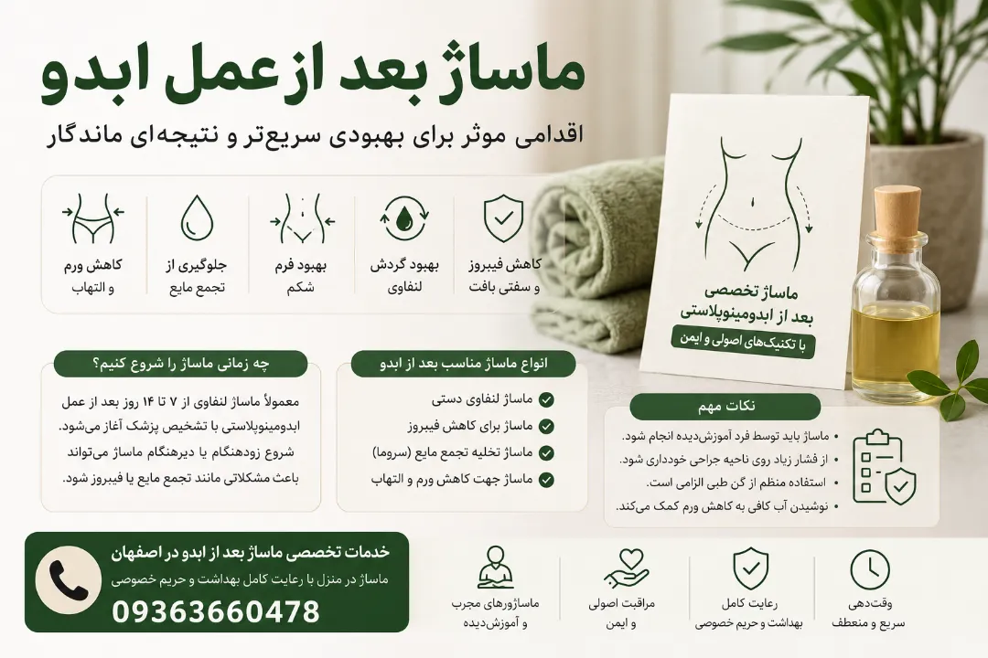 ماساژ بعد از ابدومینوپلاستی | راهنمای کامل زمان و فواید