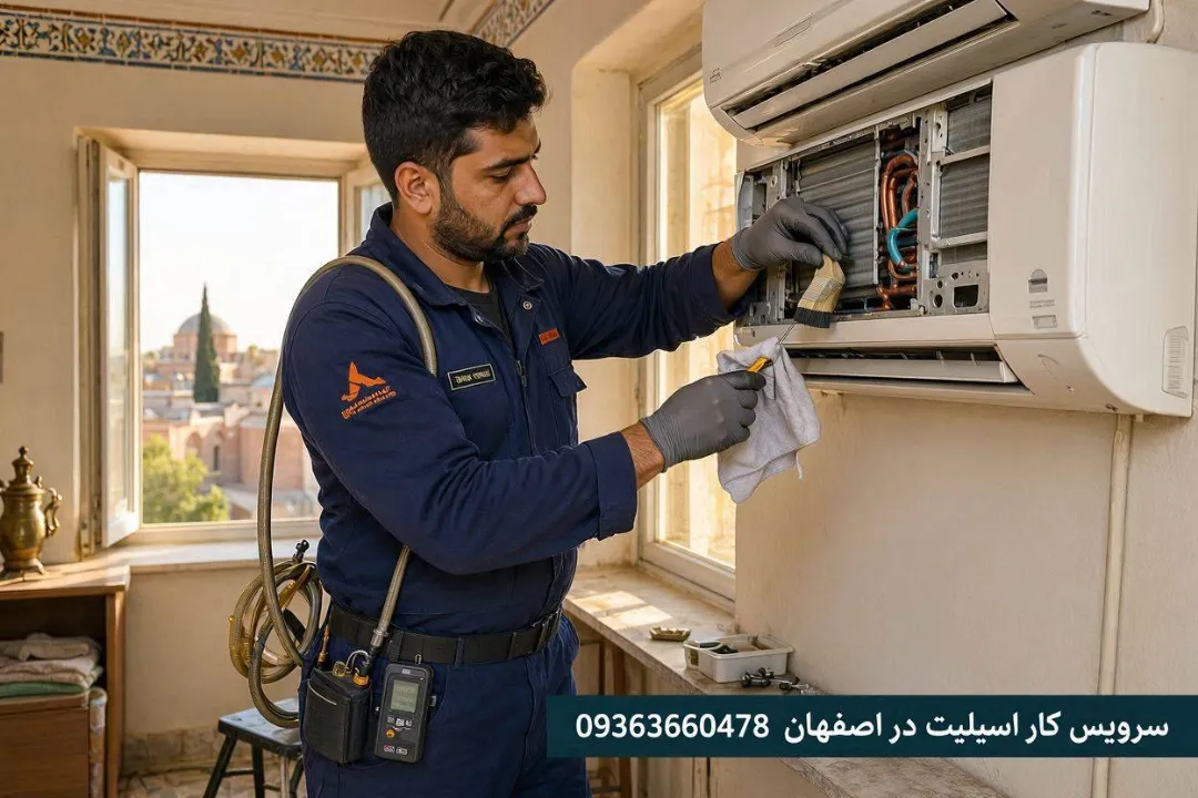 شماره تماس تعمیرکار اسپلیت در اصفهان 09363660478