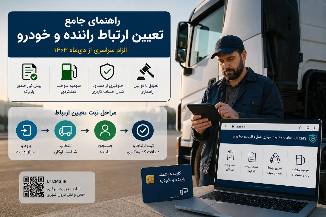 راهنمای جامع «تعیین ارتباط راننده و خودرو»