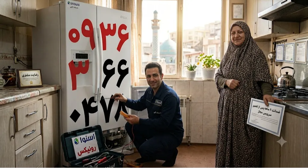 تعمیر یخچال اسنوا در امامزاده قاسم تهران در منزلت
