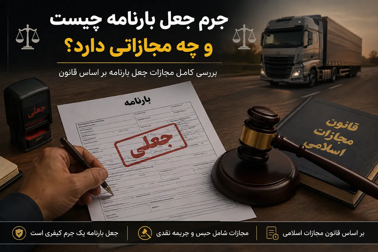 جرم جعل بارنامه چیست و چه مجازاتی دارد؟