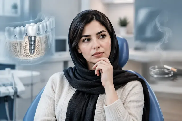 آیا سیگار مانع انجام ایمپلنت دندان می‌شود؟ 🚬🦷