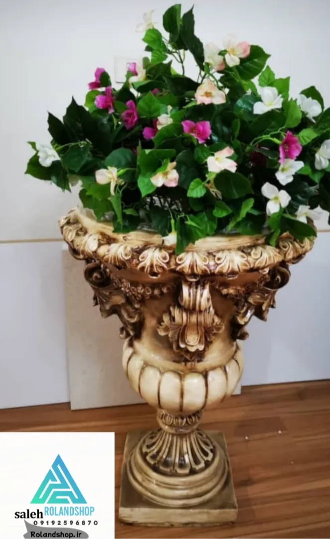 گلدان فایبرگلاس مدل پاتریس برای دکوراسیون زیبا و شیک