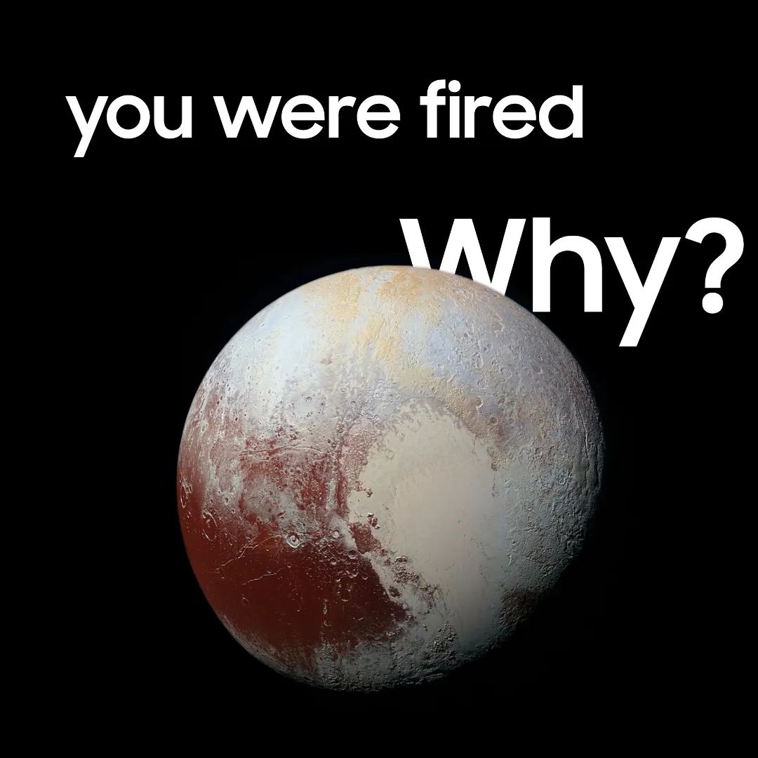 Why was Pluto fired?