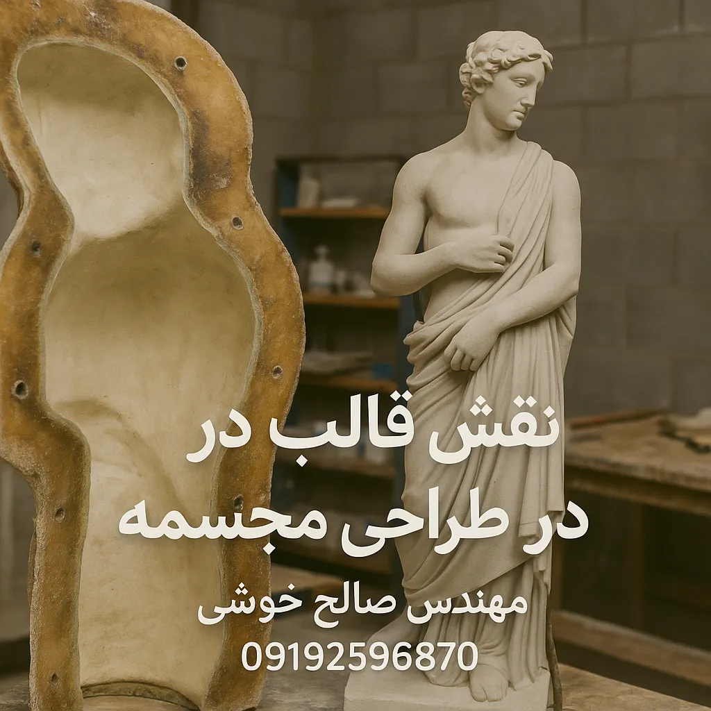 نقش طراحی در تولید مجسمه فایبرگلاس رولند