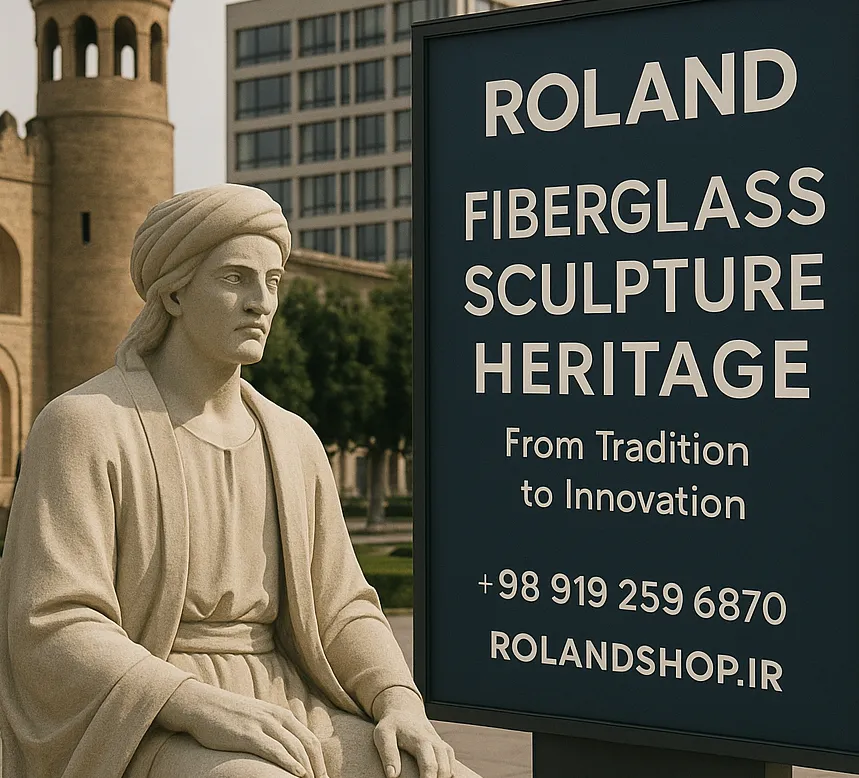 تاریخچه مجسمه‌سازی فایبرگلاس در ایران