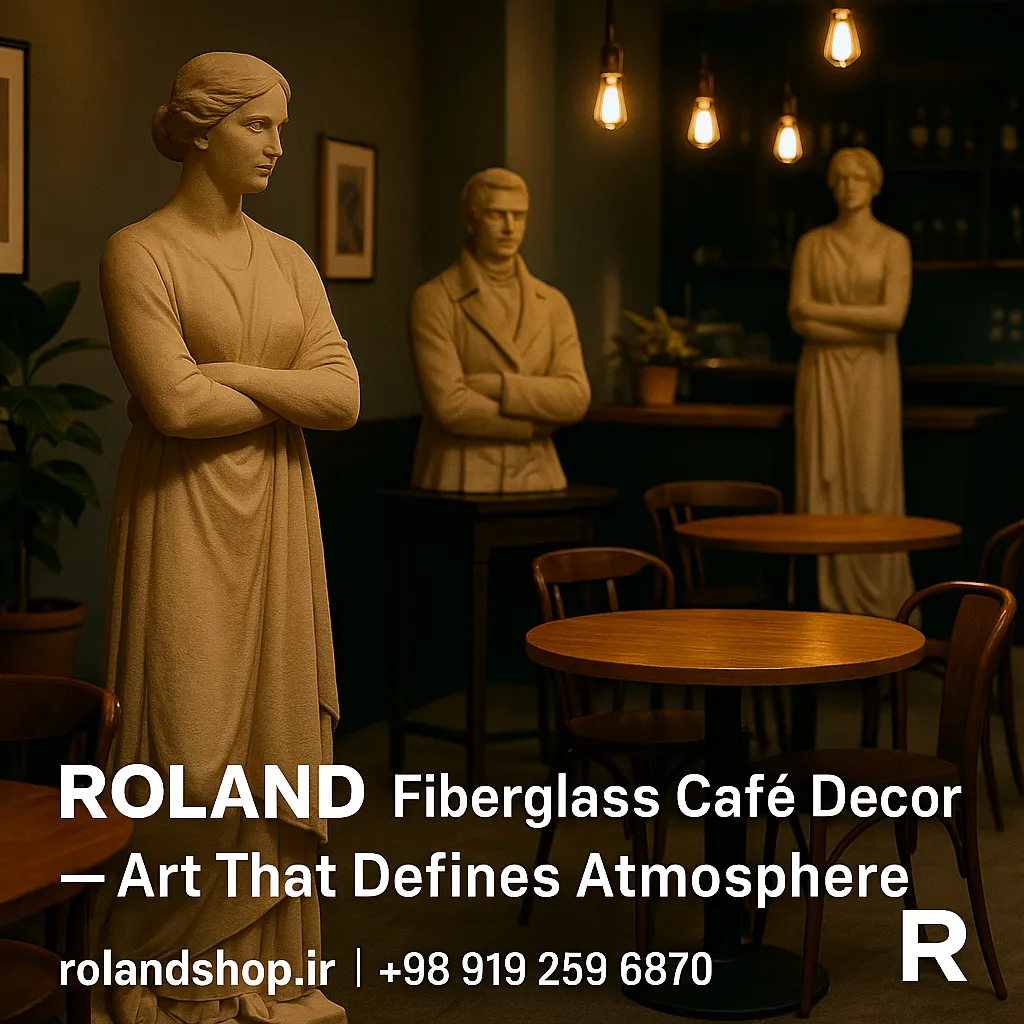 دکوراسیون کافه‌ها با مجسمه‌های رولند