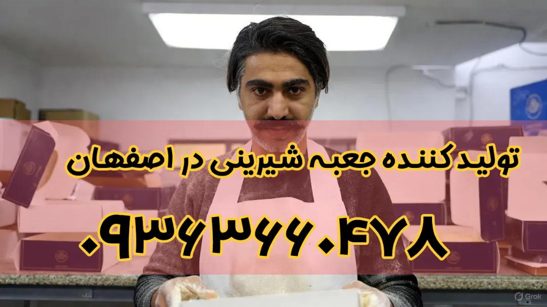 تولید کننده جعبه شیرینی در اصفهان