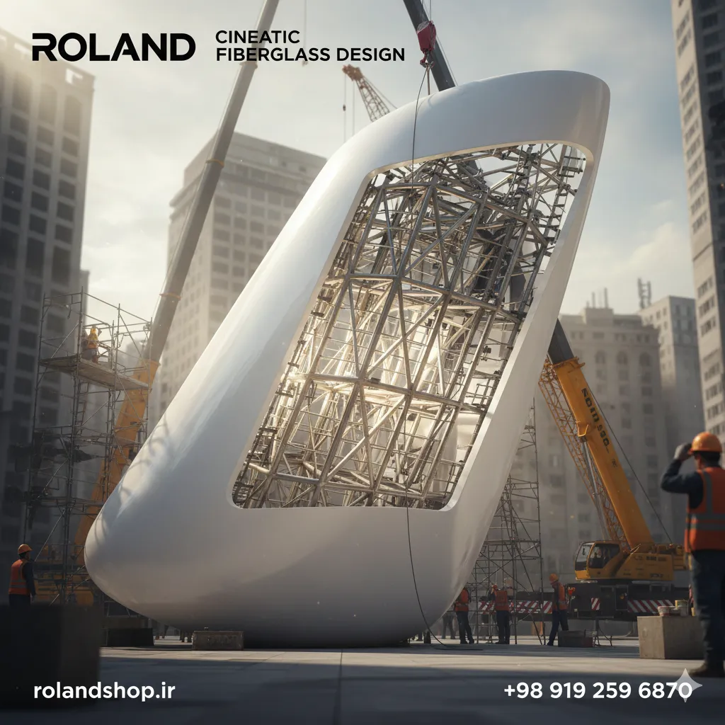 هنر تلفیق فلز و فایبرگلاس: استحکام مدرن در مجسمه‌های رولند