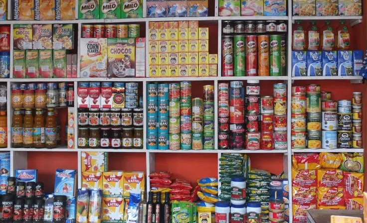 فر‌شگاه آنلاین موادغذایی | نمونه صفحه طراحی شده